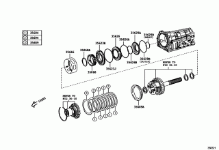 BRAKE NO.3, 1ST & REVERSE BRAKE (ATM) 2